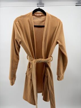 Sexy Little Robe Carmel Empress Robe Soft Velour Women's Size XS